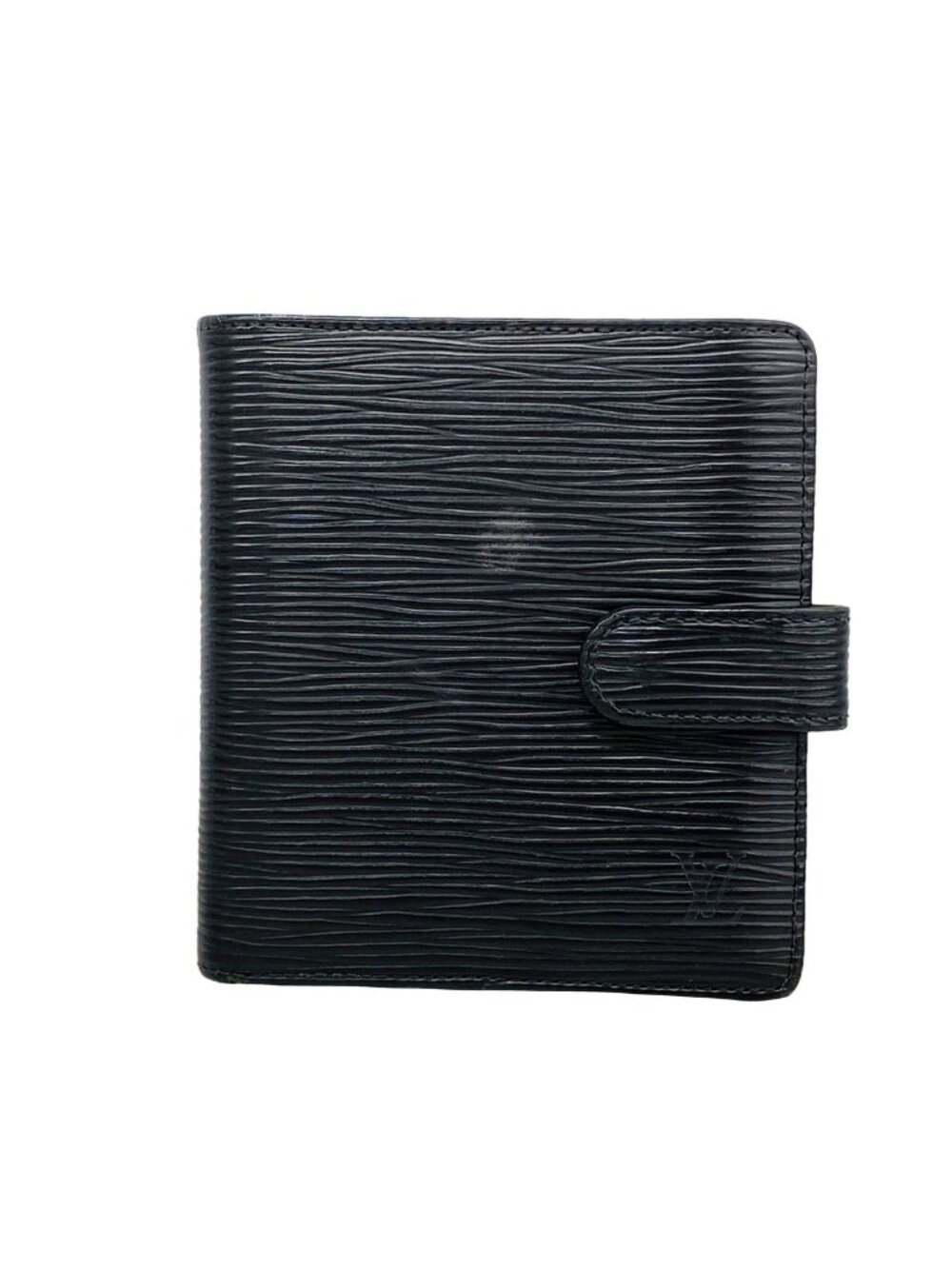 Louis Vuitton Wallet Epi Portefeuille Compact Noir